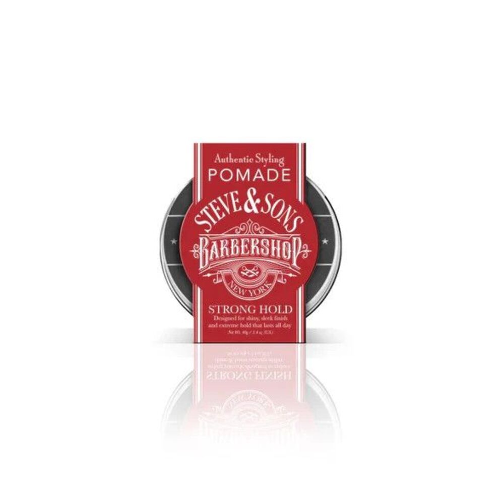 Steve & Sons Barbershop Authentic Styling Pomade Strong Hold 40g 1.4oz